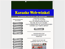 Tablet Screenshot of karaoke-winkel.nl